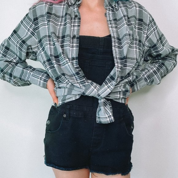 Grey and White Flannel - Picture 3 of 5